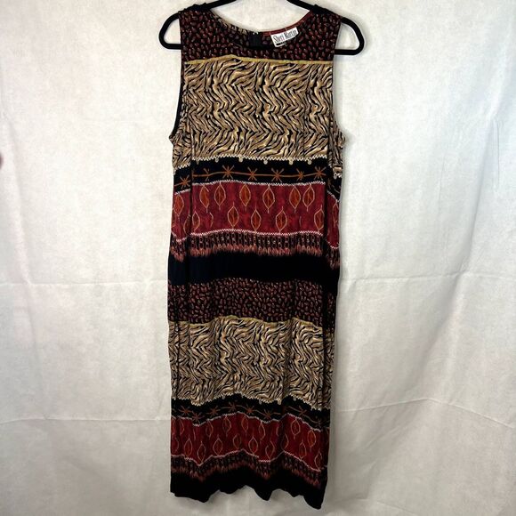 Sheri Martin Vintage Tribal Sleeveless Dress Plus Size 16‎ - Picture 8 of 8